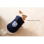 Pretty Pet Happy Hooded Coat Navy